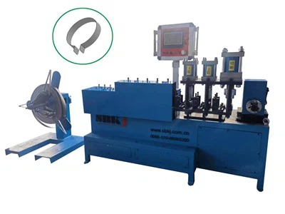 Mașină automată de fabricare a virolelor de clemă pentru țevi